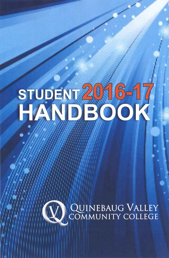 Handbook cover 16-17 | CT State, Quinebaug Valley