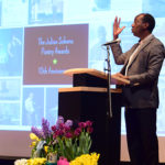 Julius Sokenu at the 10th Annual Sokenu Poetry Awards, 2017