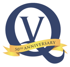 QVCC 50th anniversary logo